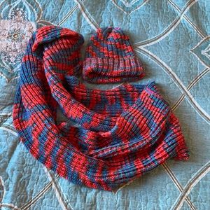 💯 HANDMADE WINTER ❄️ SET , HAT AND BIG WARM SCARF